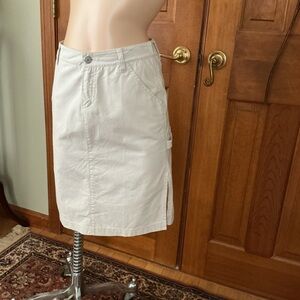 UNIONBAY Cream carpenter Skirt